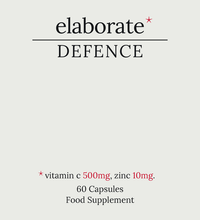 Defence Vitamin C label