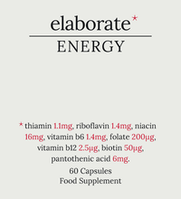 Energy B-Complex label