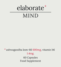 Mind Ashwagandha label