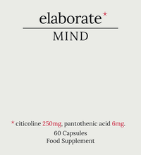 Mind Citicoline label